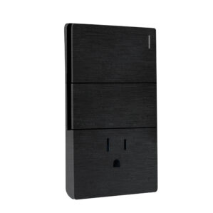 Placa Armada Doble Apagador y Contacto Santorini