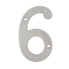 Numero 6 de Metal para Exterior Residencial Casa