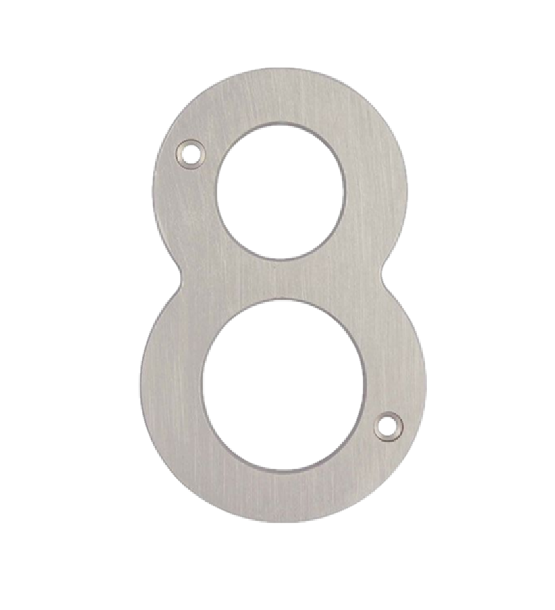 Numero 8 de Metal para Exterior Residencial Casa