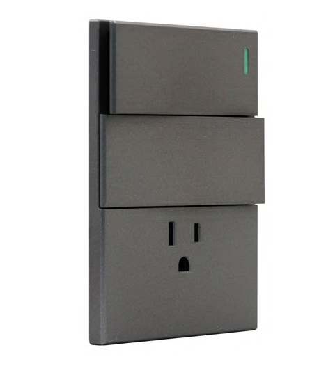 Placa Armada Doble Apagador y Contacto Fontana