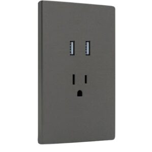 Placa Armada Contacto y 2 Puertos USB Fontana