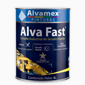 Galon Esmalte Blanco Brillante Alva Fast 4L