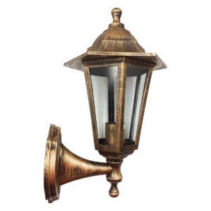 Farol de pared colonial cobre