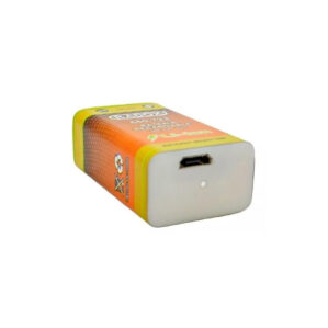 Pila Recargable USB de 9V Cuadrada de 500mAh
