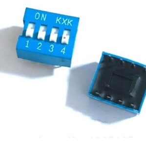 Dip Switch De 4 Posiciones Switch Deslizable Dip-4p