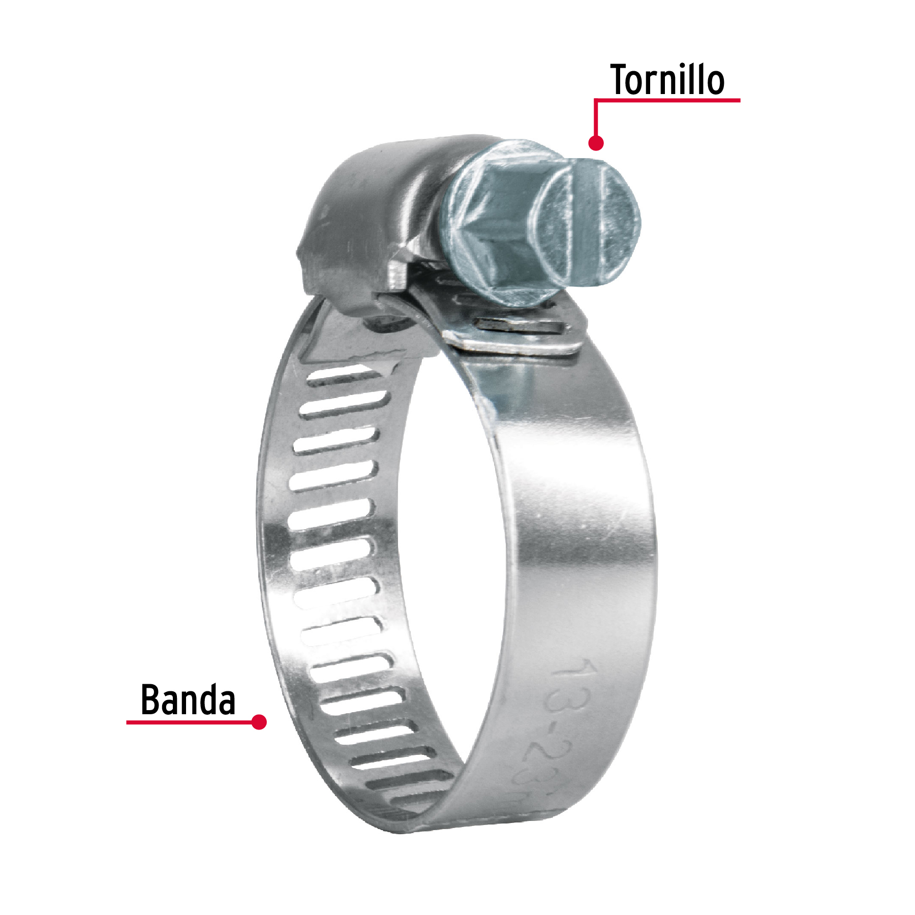 Pack 10 Pzas Mini Abrazadera sin fin de 1/2 a 7/8"