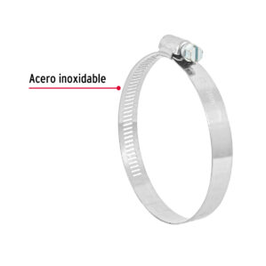 Abrazadera reforzada #48 de 2-9/16 - 3-1/2" bolsa 5 pzas