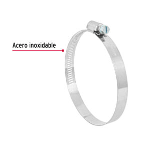 Abrazadera reforzada #56 de 3-1/16 - 4" bolsa 5 piezas