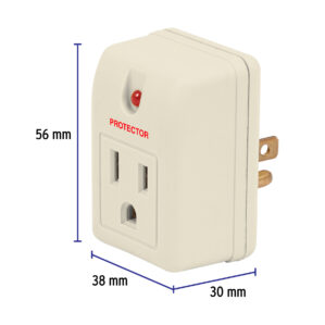 Adaptador con supresor de picos 270 Joules Volteck