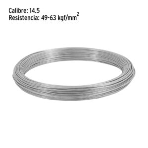 Rollo de 1kg de Alambre galvanizado Calibre 14.5