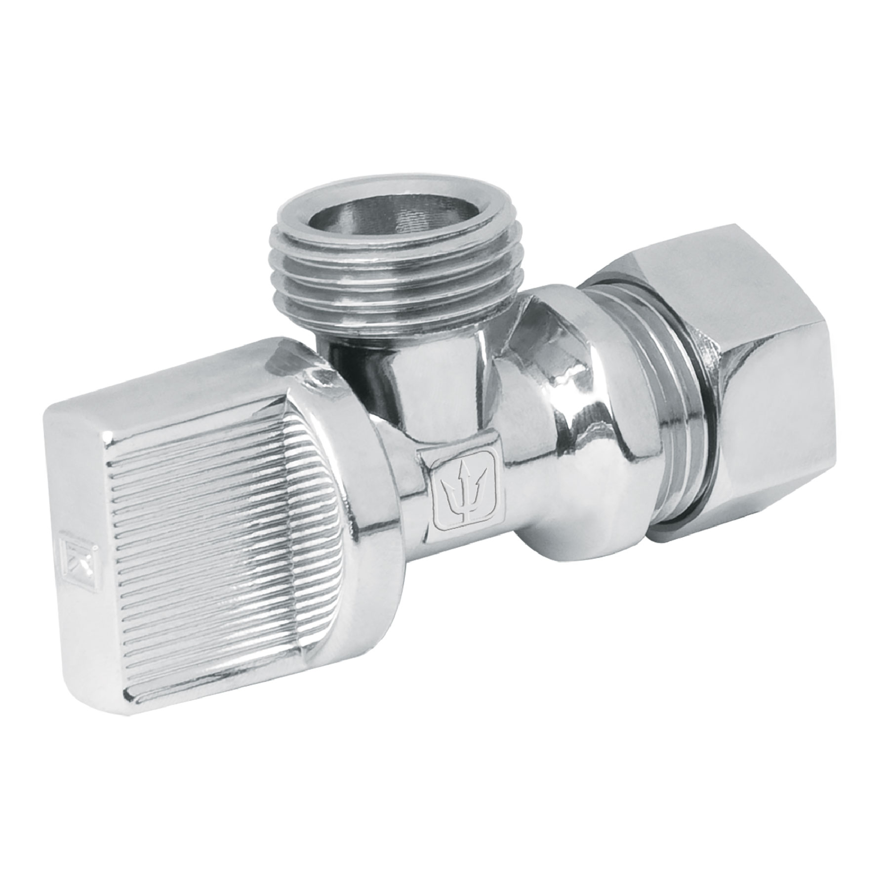 Llave angular 1/2" de 1/4 de vuelta con barrilito