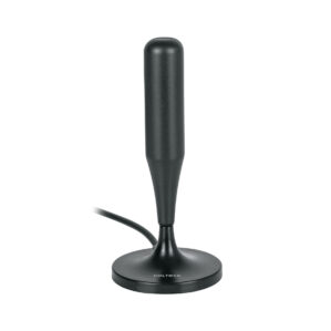 Antena de interior para TV HD base magnetica 26dB con Booster