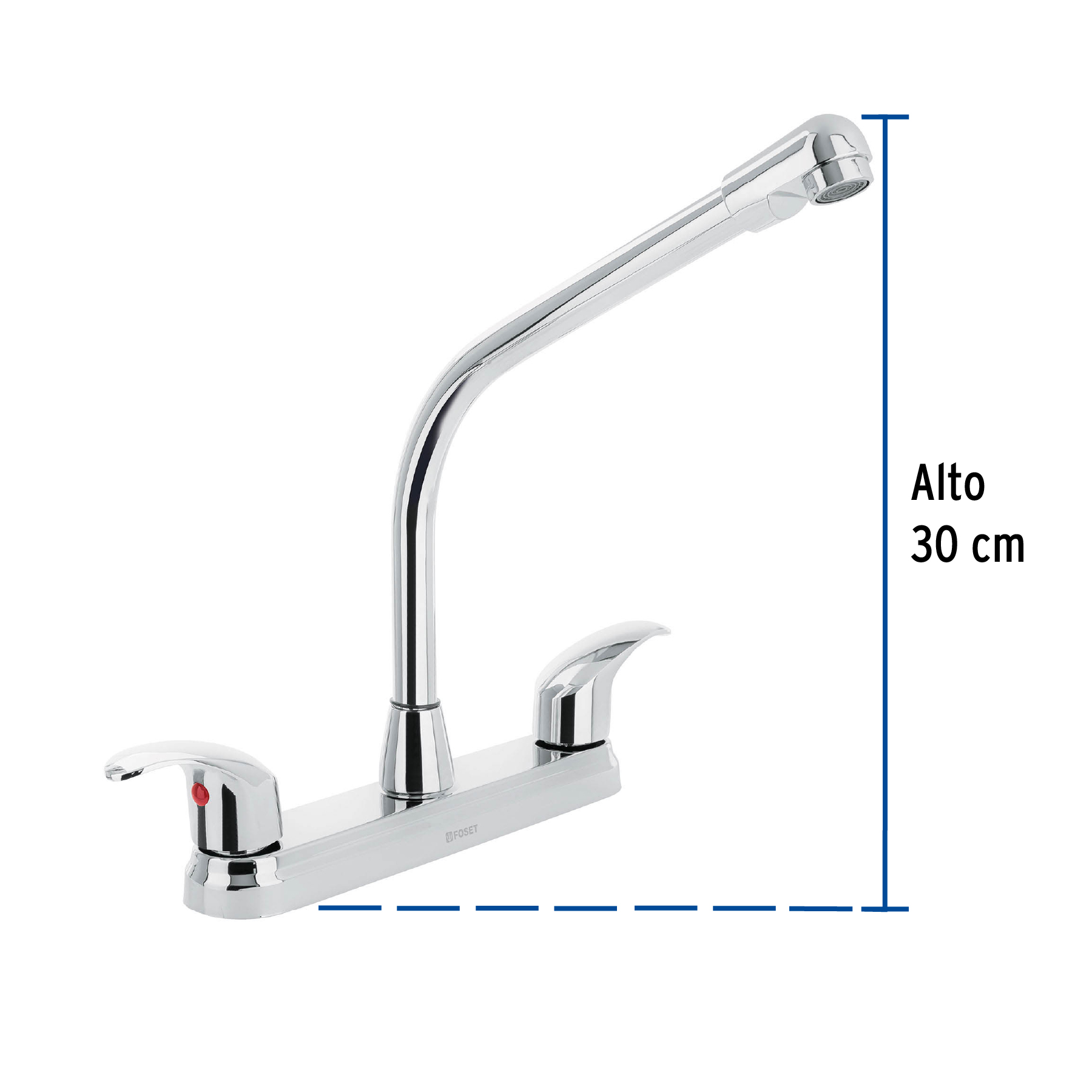 Mezcladora para fregadero Cuello Cobra Aqua