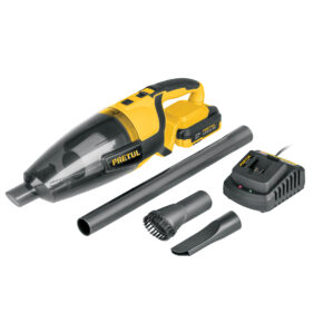 Aspiradora para auto, 20V, 1 bateria 2Ah, PRETUL