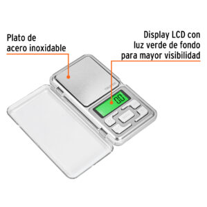 Bascula electronica de bolsillo de 500g