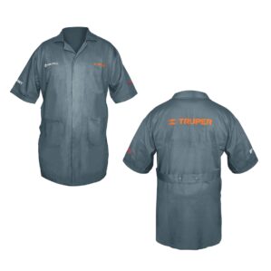 Bata bordada con logo, talla 42