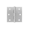 Bisagra cuadrada 2-1/2", cromo mate, cabeza plana, Basic
