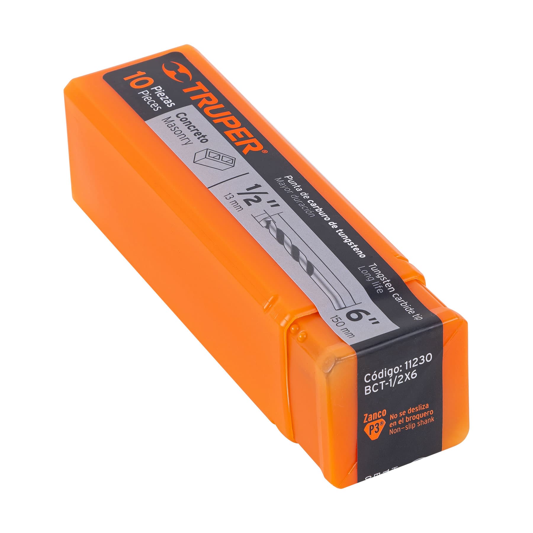 Broca para concreto 1/2 x 6"