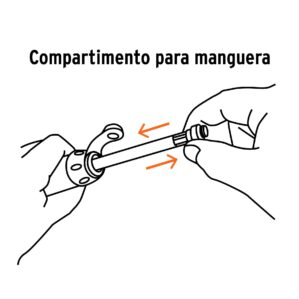 Mini bomba de aire para bicicleta abatible 30psi