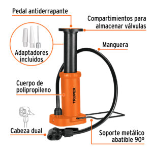 Bomba de Aire de pedal 60PSI