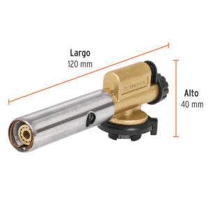 Mechero Soplete Boquilla encendido electronico de lata 1/4 de vuelta
