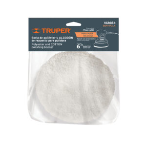 Borla pulidora de poliester algodon 6"