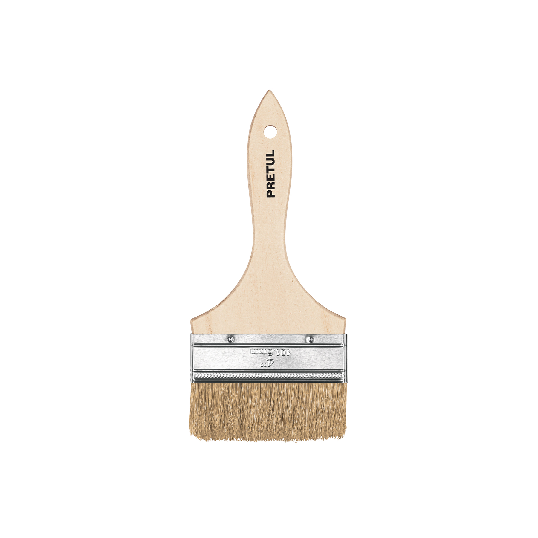 Brocha economica mango de madera de 4" Pretul