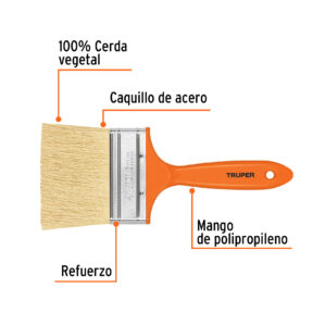 Brocha para Encarla o Impermeabilizar de 4"