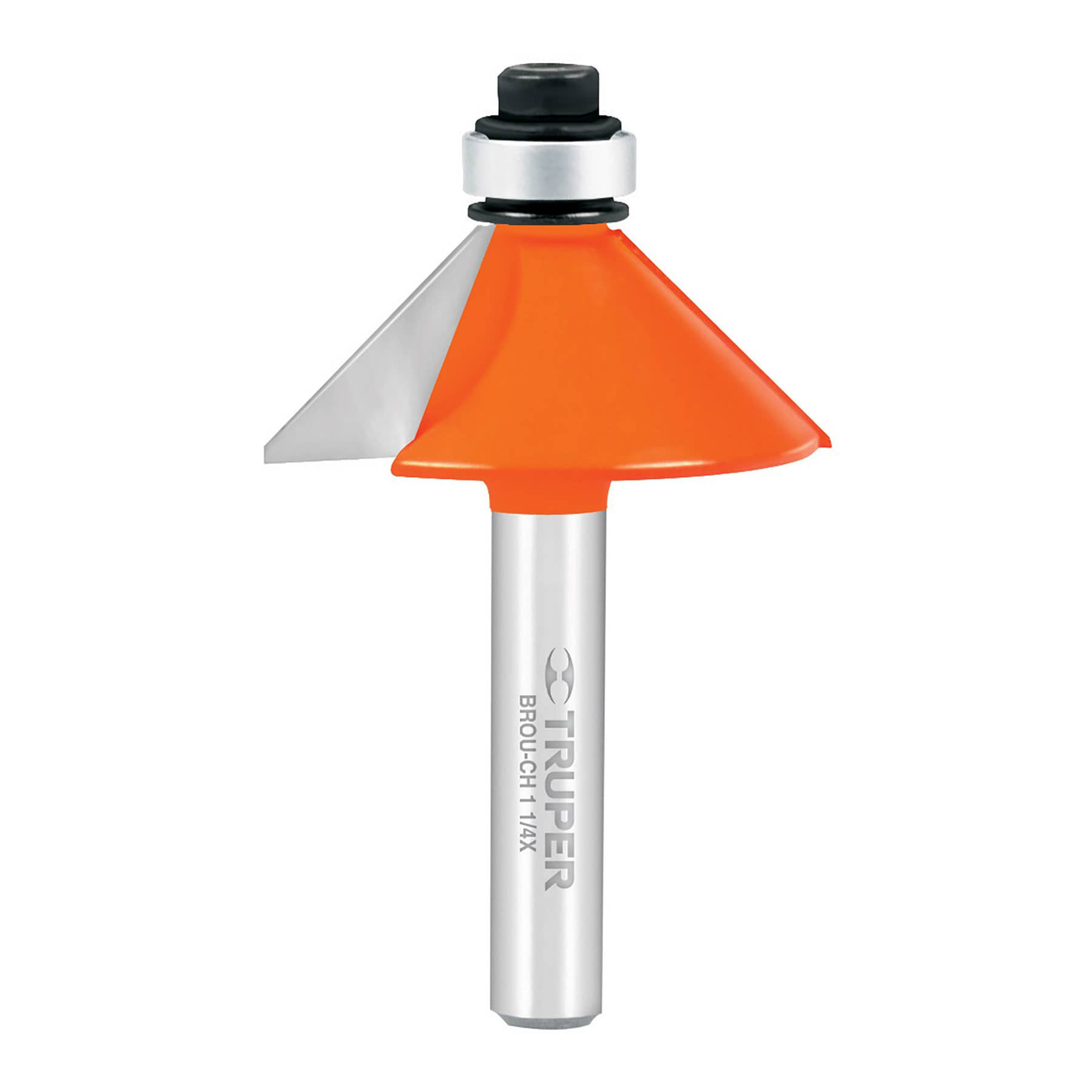 Broca para router chaflan de 1-1/4" con balero