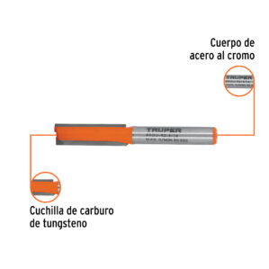 Broca para router, recta 2 filos, 5/16