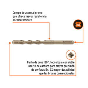 Broca SDS Plus 1/2 x 6"
