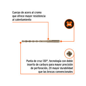 Broca SDS Plus 5/16 x 6"