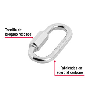 Bandola de Acero con Seguro 1/4"