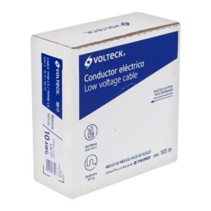 Cable Luz 10 AWG THHW-LS blanco rollo 100m