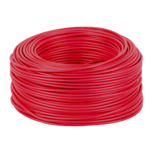 Cable Luz 10 AWG THHW-LS Rojo rollo 100m