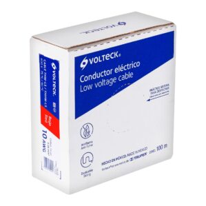 Cable Luz 10 AWG THHW-LS Rojo rollo 100m