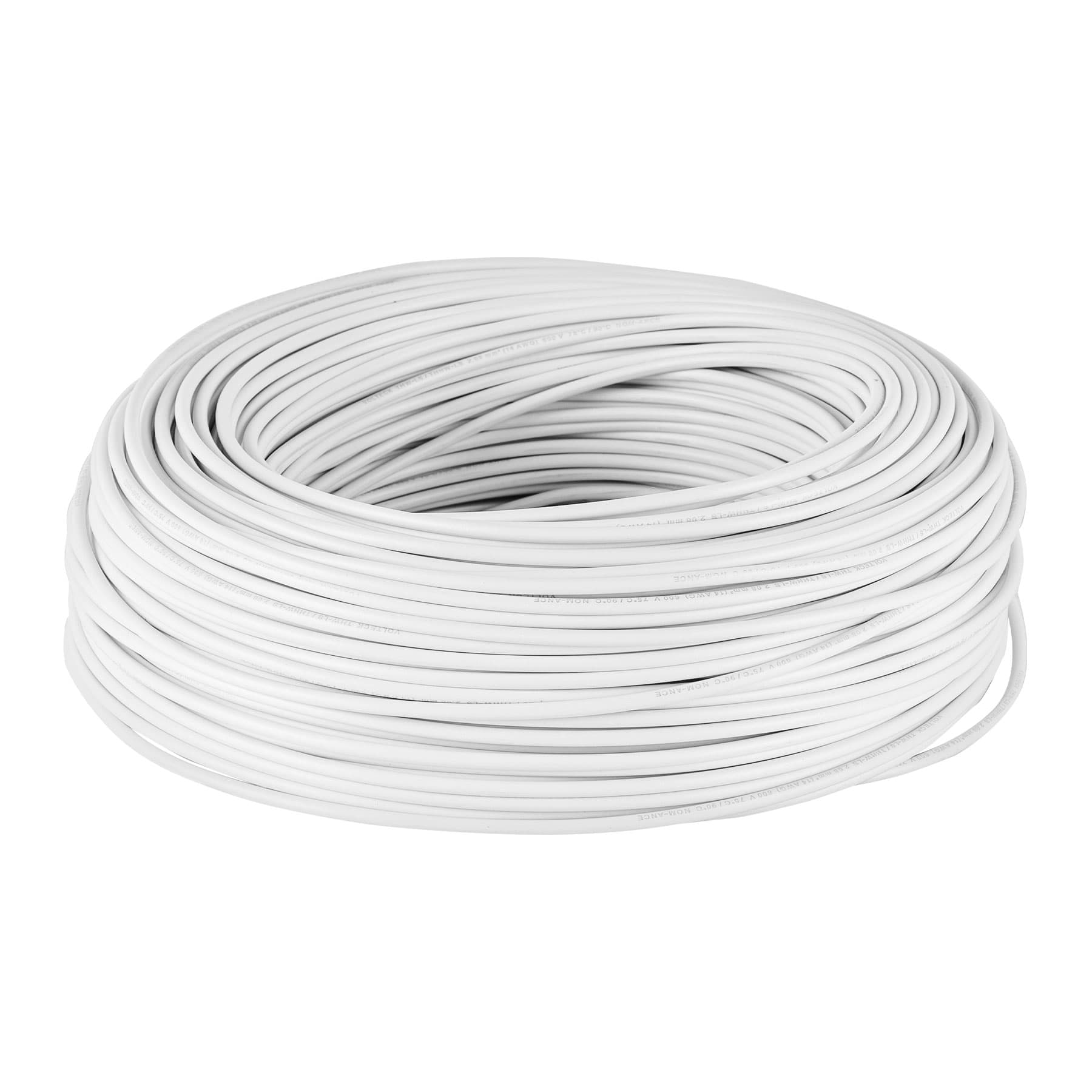 Cable Luz 14 AWG THHW-LS blanco rollo 100m