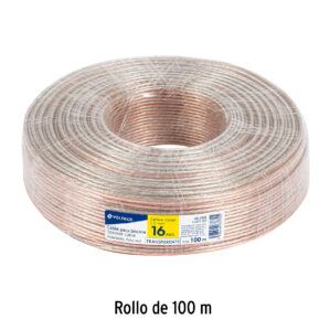 Rollo de 100m Cable para bocina 16awg polarizado
