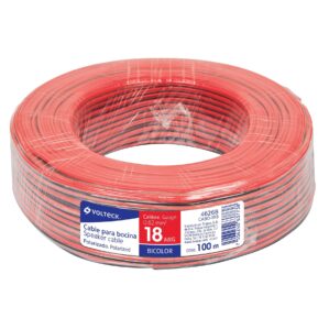 Cable Polarizado bocina 18AWG bicolor 100m