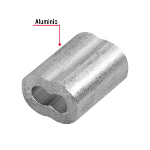 50 Casquillo de aluminio 3/32