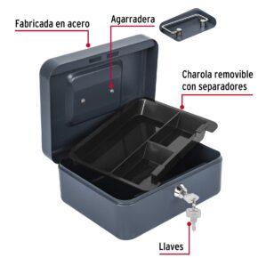 Caja de dinero 20cm 20x9x16cm Hermex