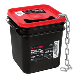 Cadena galvanizada de 1/4