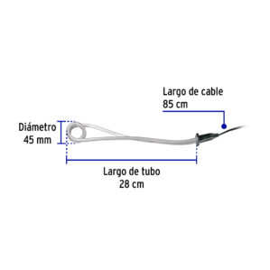 Calentador de inmersion agua #8 de 1500w 30L Volteck