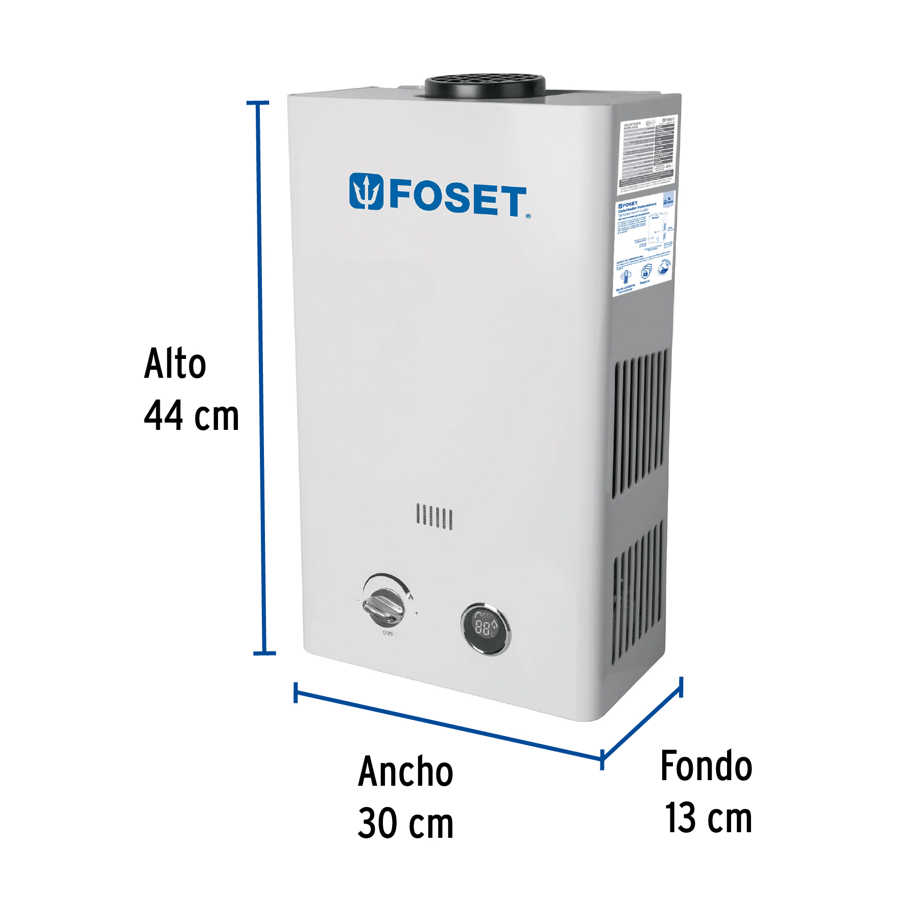 Calentador de Instantaneo 6L gas natural 1 servicio