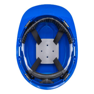 Casco de seguridad ventilado Clase C Azul de Matraca