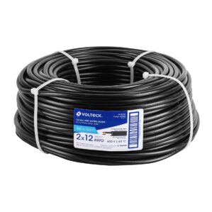Metro de Cable uso rudo 2x12 Calibre 12 de Cobre