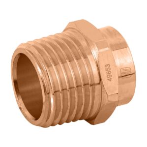 Conector de cobre macho rosca exterior 1/2"