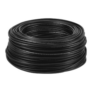 Rollo de 100m de cable THW CCA Calibre 12 Negro Alucobre