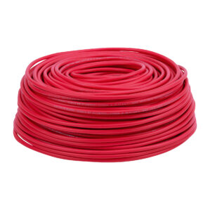 Rollo de 100m de cable THW CCA Calibre 12 Rojo Alucobre