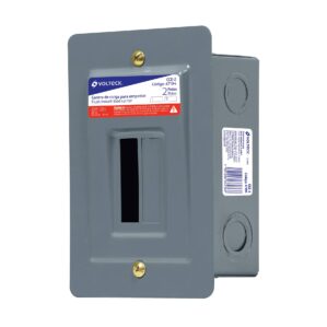 Centro de carga empotrable 2 polos Volteck